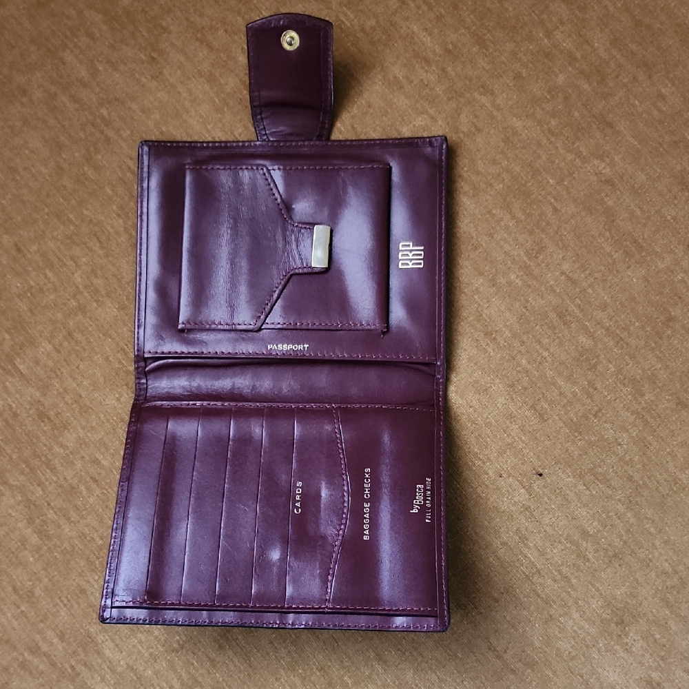 Purple Leather wallet